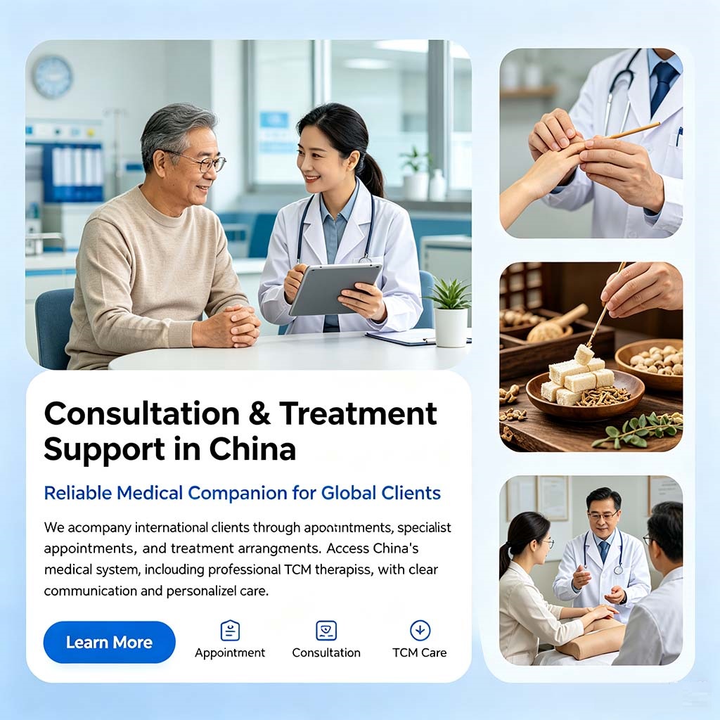 The CAXWAY platform provides services to global customers in China: Accompanying for medical treatment and expert consultation, enjoying the treatment provided by the Chinese medical system, especially traditional Chinese medicine.