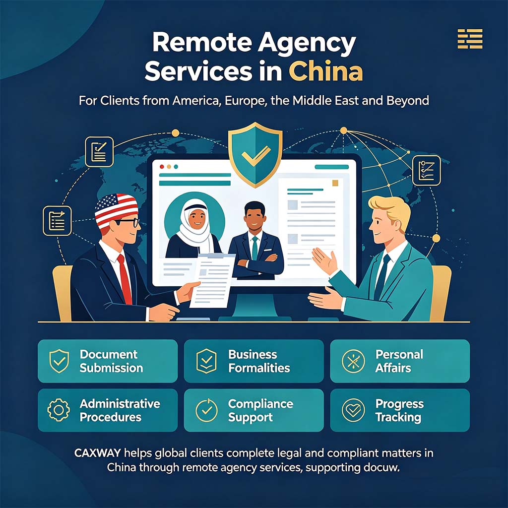 CAXWAY platform provides global customers in China with: CAXWAY Remote Agency Services