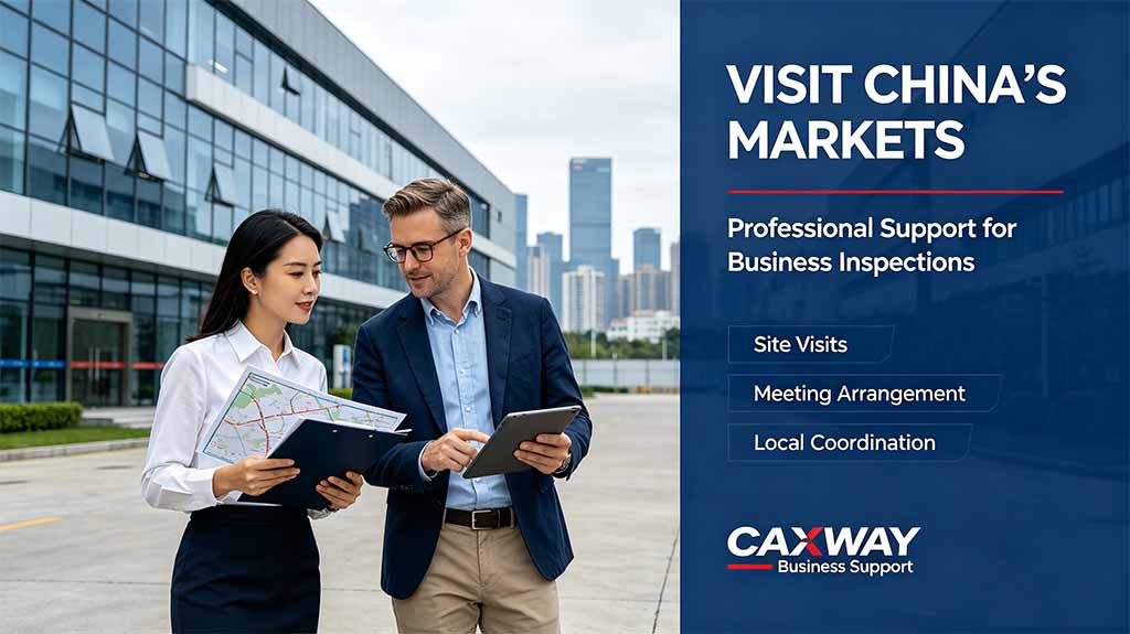 Travel Guidance & Inspection Support CAXWAY platform provides global customers in China with: CAXWAY Remote Agency Services