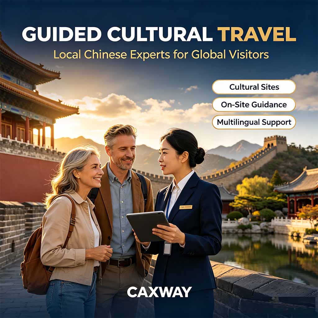 Travel Guidance & Inspection Support CAXWAY platform provides global customers in China with: CAXWAY Remote Agency Services