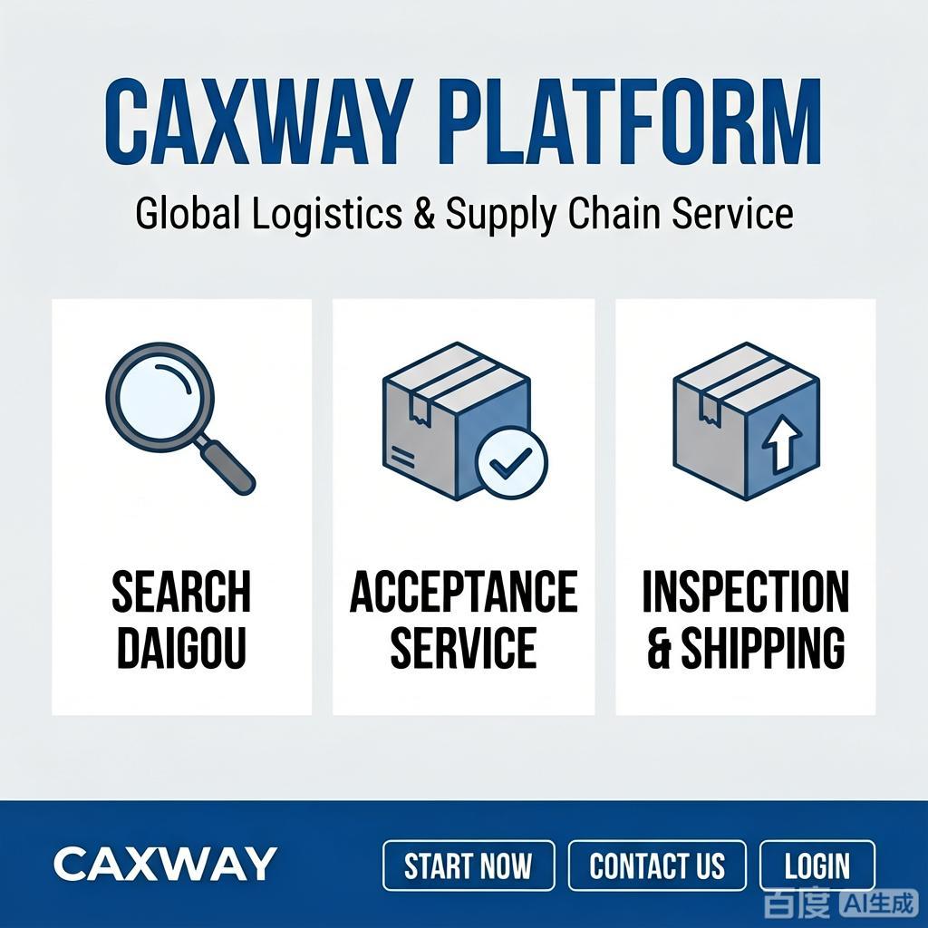 The CAXWAY platform provides global customers in China with: product purchasing assistance: search and purchasing assistance, product acceptance assistance, and inspection submission;